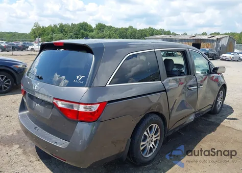 2013 Honda Odyssey Ex-L z USA, uszkodzony, nr VIN 5FNRL5H61DB034976